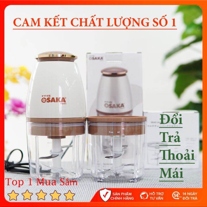 (hàng chính hãng - giảm 49%] máy xay sinh tố đa năng osaka. nhật bản xay thịt - xay đá - hoa quả siêu nhanh, máy xay sinh tố chế biến xay nhuyễn mọi thứ thật dễ dàng