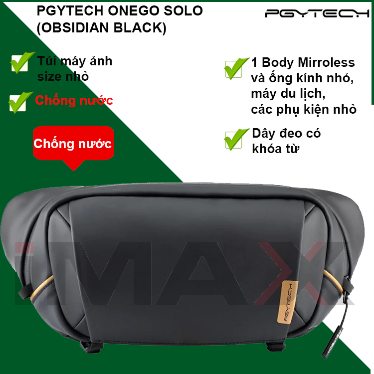 Túi máy ảnh cao cấp PGYTech OneGo Solo - Hàng chính hãng