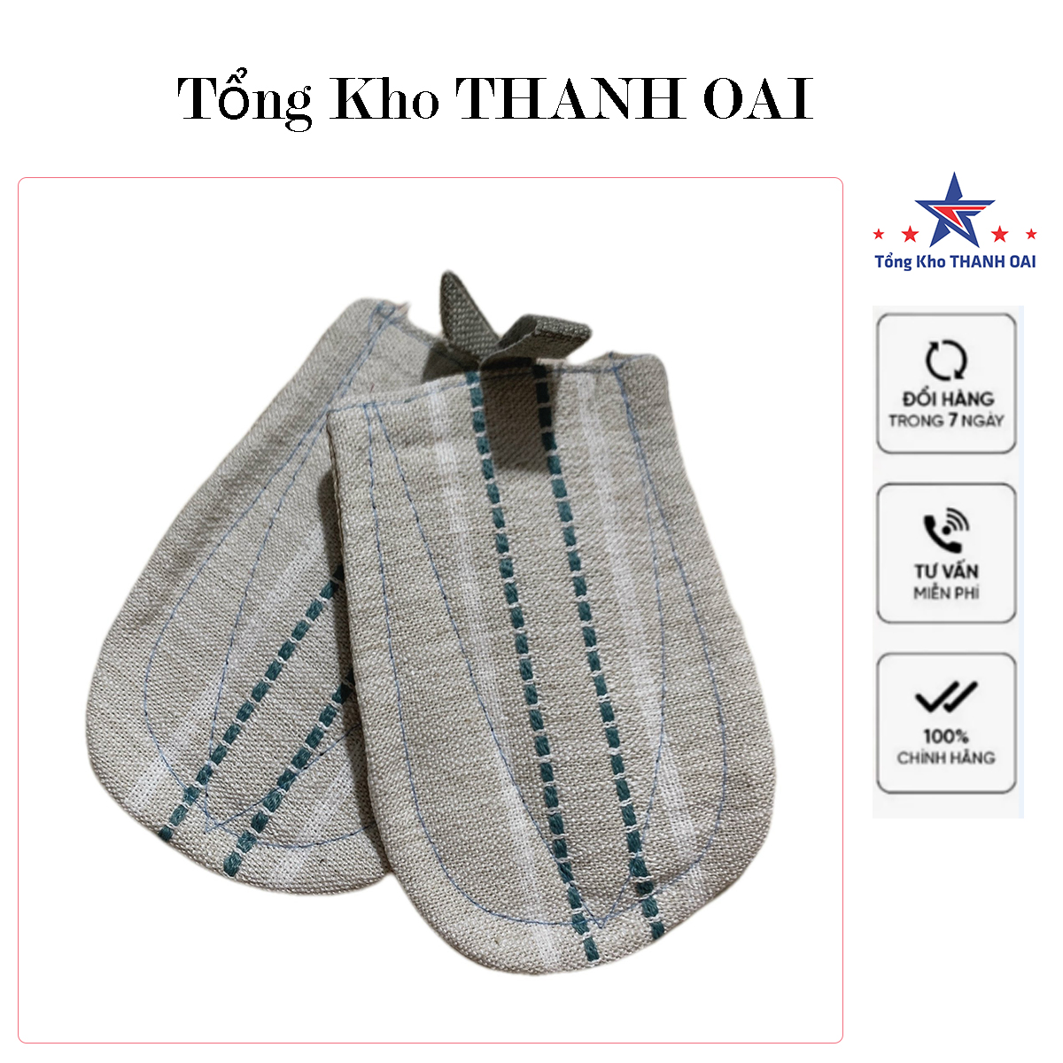 Miếng lót tay bắc xoong nồi chống nóng chịu nhiệt tiện dụng MUL37