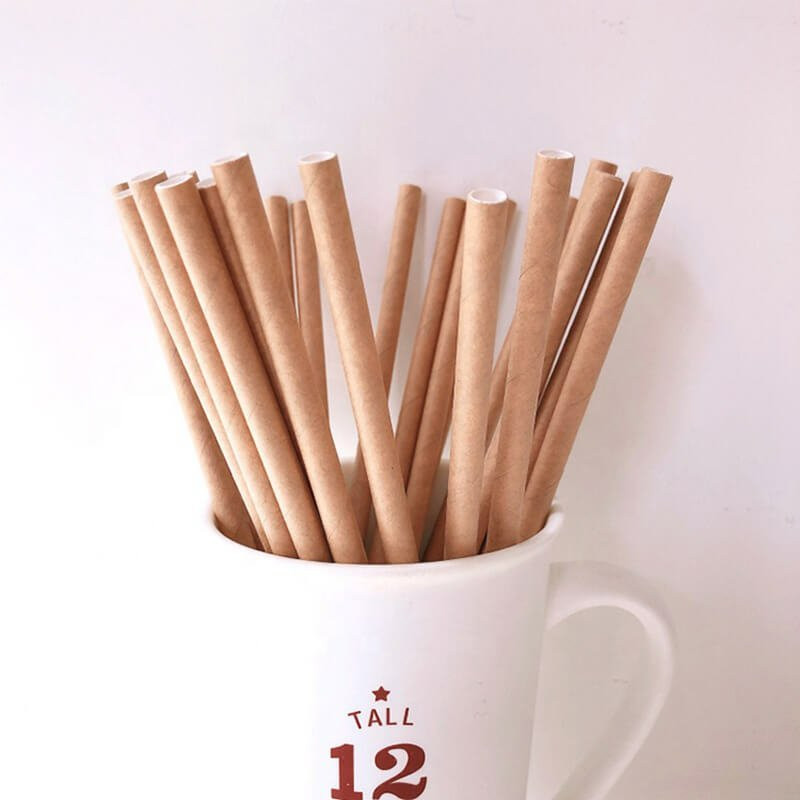 Ống hút giấy fi6x197mm