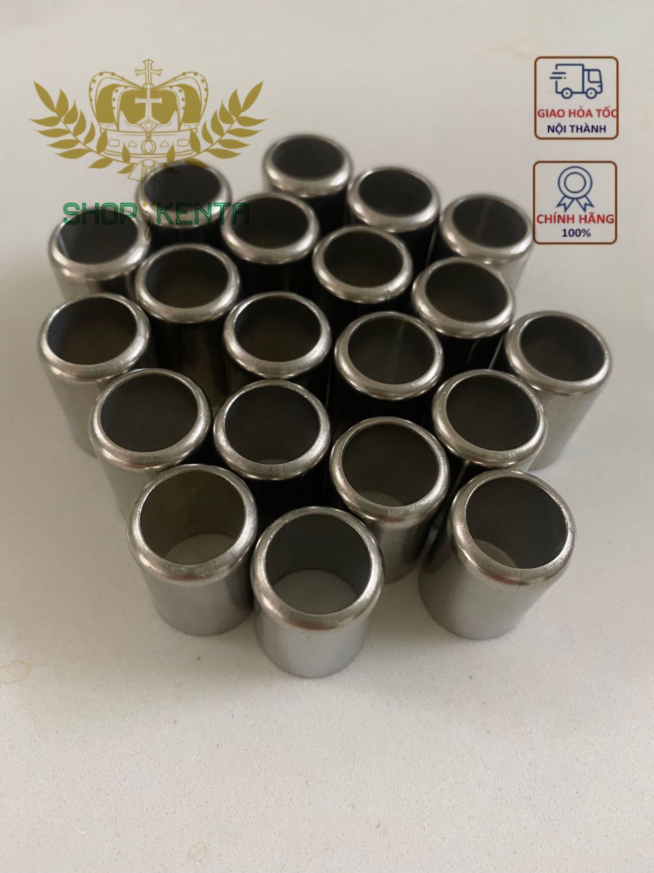 100 cái khoen chụp inox đầu bấm dây rửa xe áp lực cao