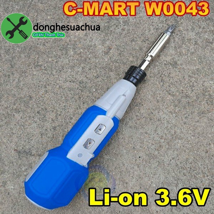Vít tự động sử dụng pin sạc c-mart w0043 pin li-on 3.6v