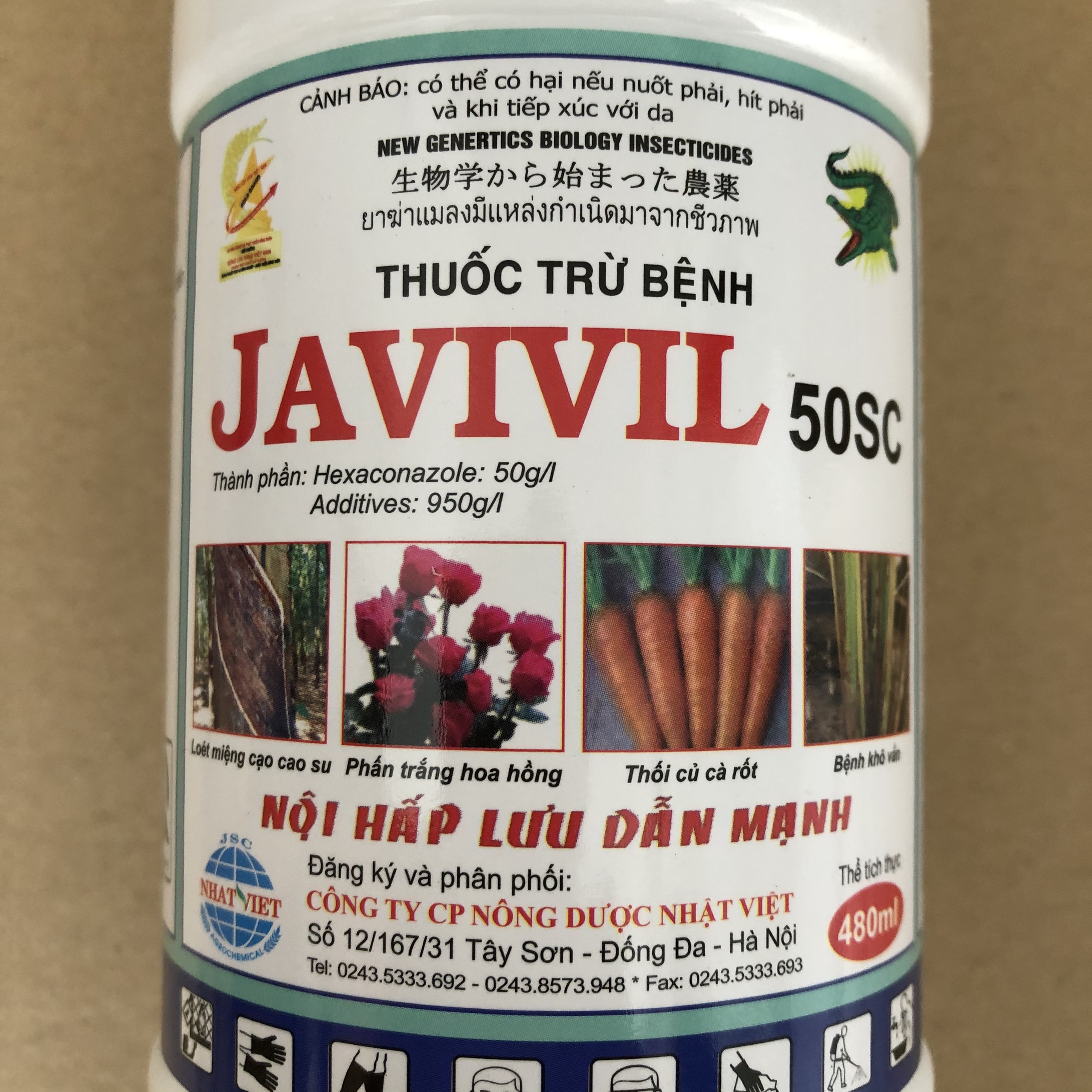 Thuốc trừ nấm bệnh cây trồng Javivil 480ml; trừ bệnh Phấn Trắng; Rỉ Sắt; Nấm Hồng; Lá Vàng; Đạo Ôn; Khô Vằn; Thối Trái; Thối Củ; Thối Rễ: Khô Cành; Rụng Lá; Đen Thân: Loét Sọc Mặt Cạo; Thối Nhũn #thuốc_trừ_bệnh