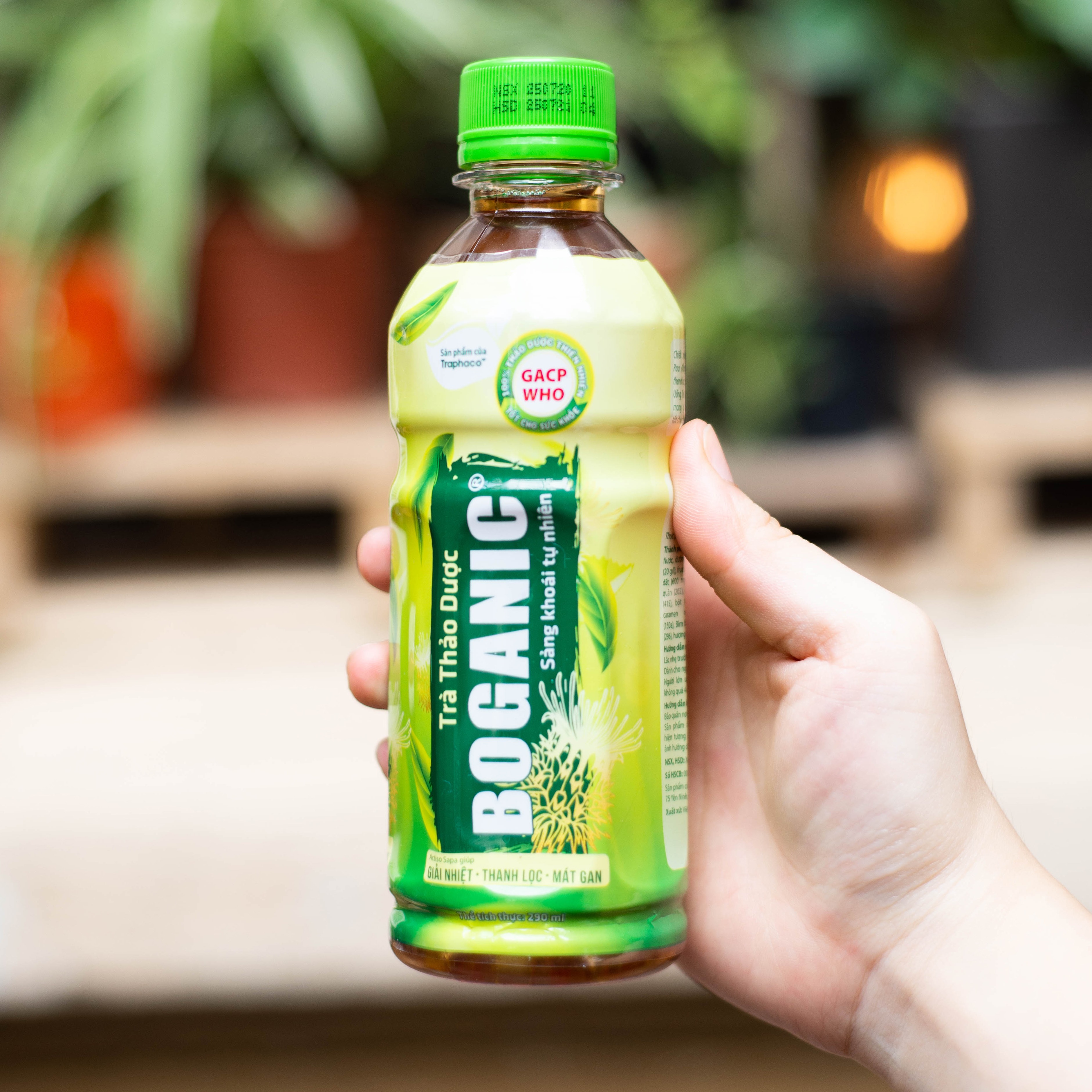 24 chai Trà thảo mộc Traphaco Boganic mát gan giải nhiệt thải độc