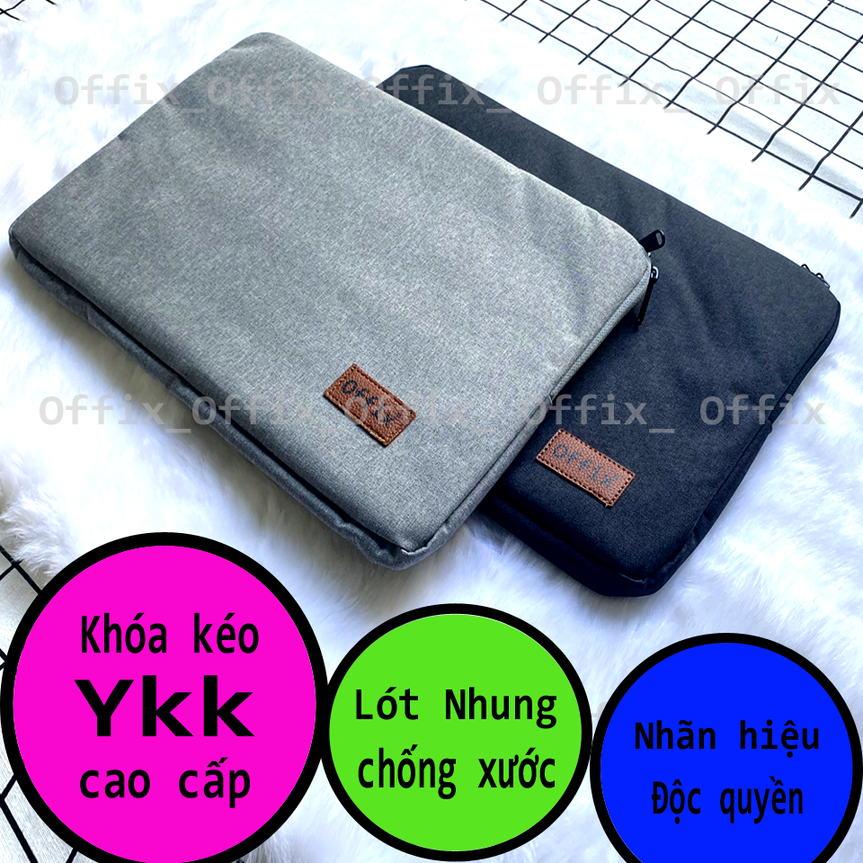 Túi Chống Sốc Laptop, Macbook chống thấm nước cao cấp hiệu Offix