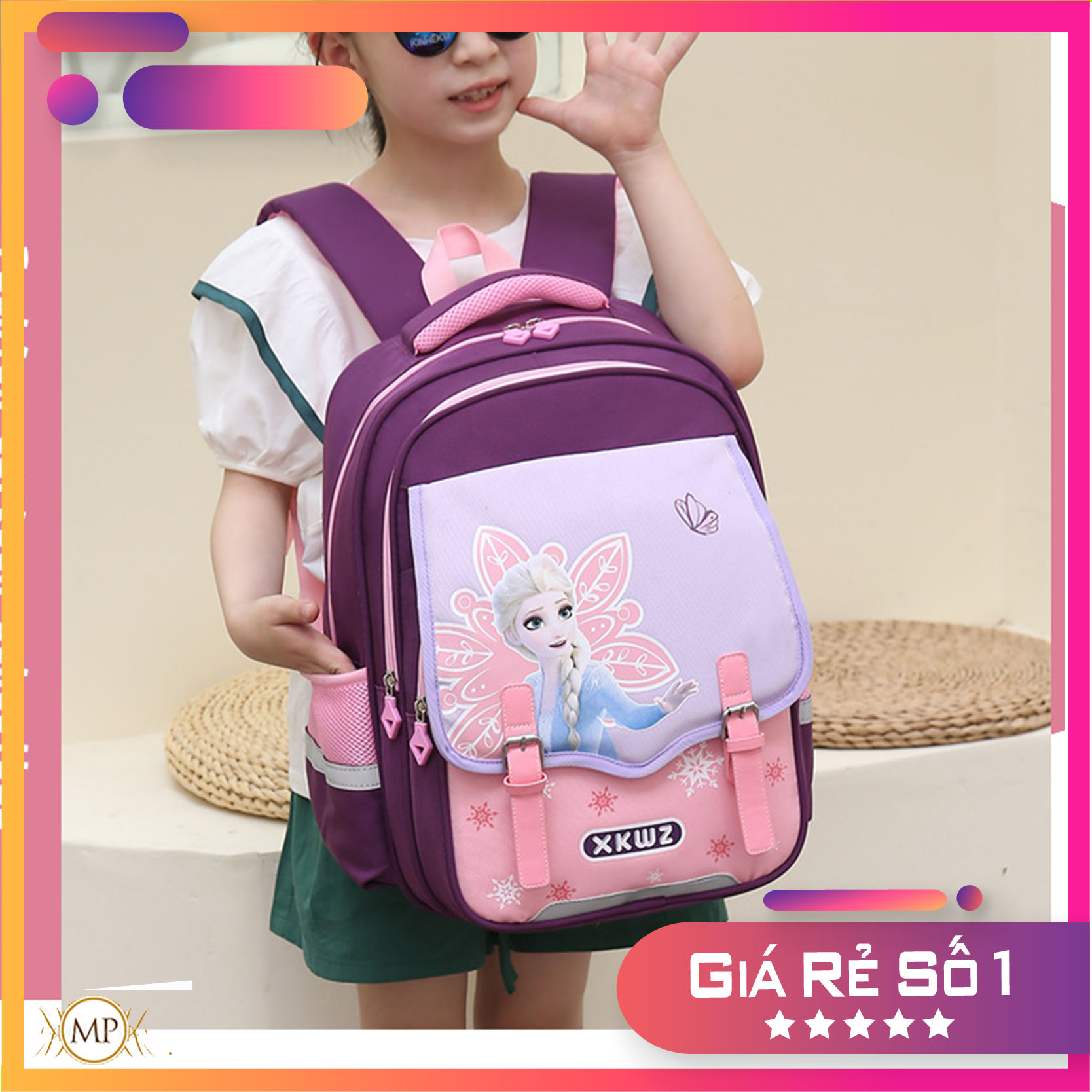 [LOẠI XỊN- GIÁ SALE] Balo cao cấp cho bé trai bé gái chất đẹp cặp sách trẻ em chống gù chống thấm nước - Ba lô cấp 1, cấp 2 tiểu học từ lớp 3 đến lớp 9 có phản quang