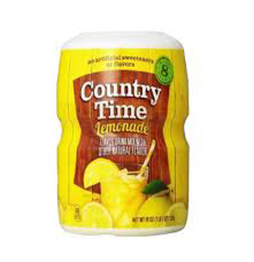 Bột pha nước chanh Country Time Lemonade hộp 538gr của Mỹ vàng