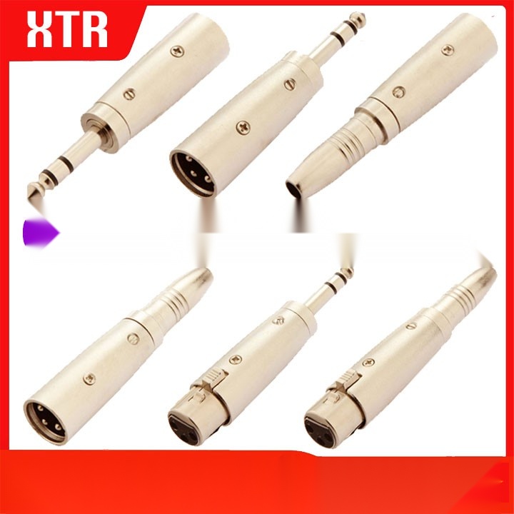 Jack chuyển đổi xlr canon đực cái ra 6 ly đực cái, đầu chuyển 6.5 mm đực cái ra canon đực cái