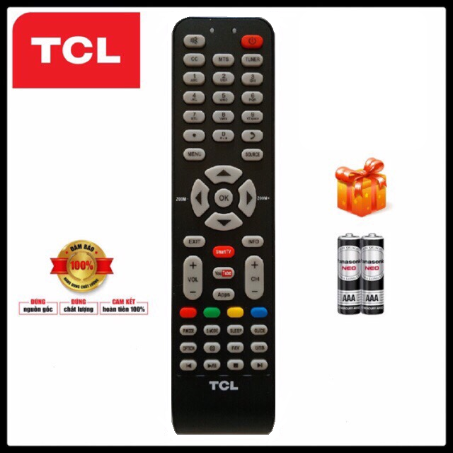 Điều khiển ti vi smart tcl