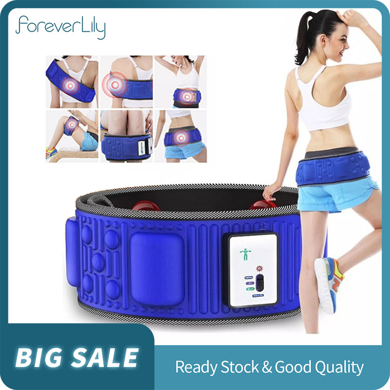Foreverlily Điện Đai giảm béo Giảm cân Massage thể dục bụng Bụng Cơ eo Huấn luyện viên đốt cháy chất béo