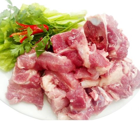 500g sườn già heo tươi - thịt heo nóng tân giàu food