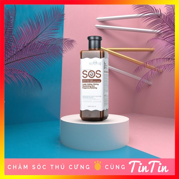 Sữa Tắm SOS Cho Chó Mèo 530 ml - Màu Nâu