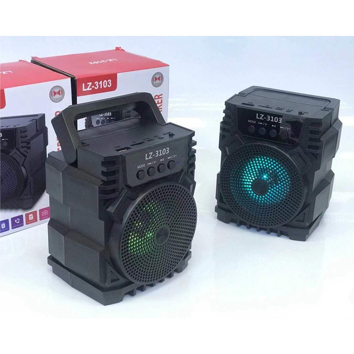 Loa bluetooth không dây, loa kẹo kéo nhỏ gọn, bass hay giá chỉ 99k + Đèn led đổi màu theo nhạc, hỗ trợ thẻ nhớ, USB, cổng AUX + Bảo hành 6 tháng lỗi 1 đổi 1