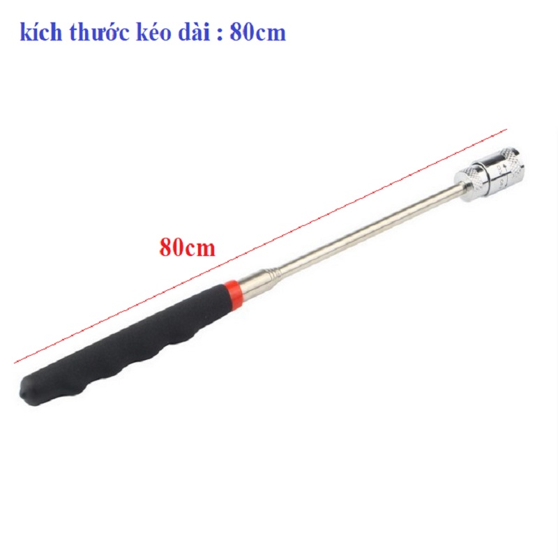 GẬY DÒ ỐC CÓ ĐẦU NAM CHÂM VÀ ĐÈN LED KÉO DÀI VÀ THU GỌN, DÙNG DÒ ỐC VÍT RƠI. DIY083.1139