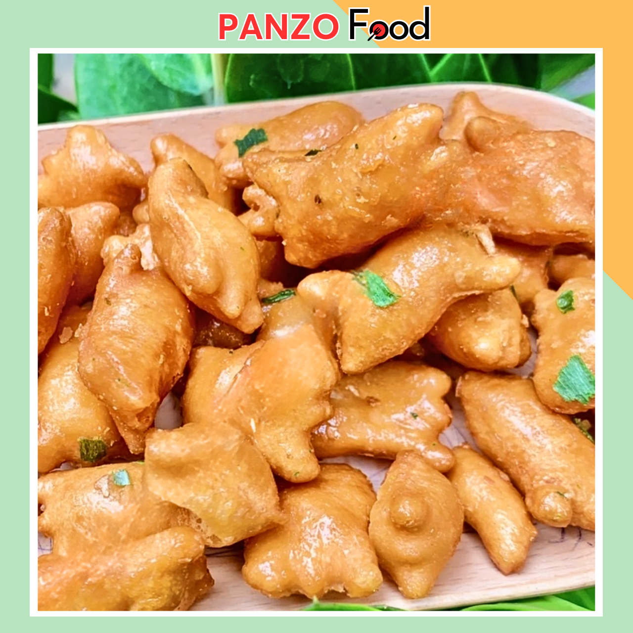 500G Snack quẩy cua vị mắm hành ngon giòn cay cay - PF146