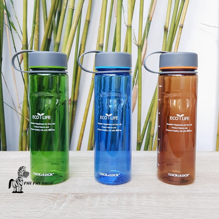 Bình nước nhựa Tritan Lock&Lock Eco Life dung tích 800ml ABF604 nhiều màu sắc thời trang