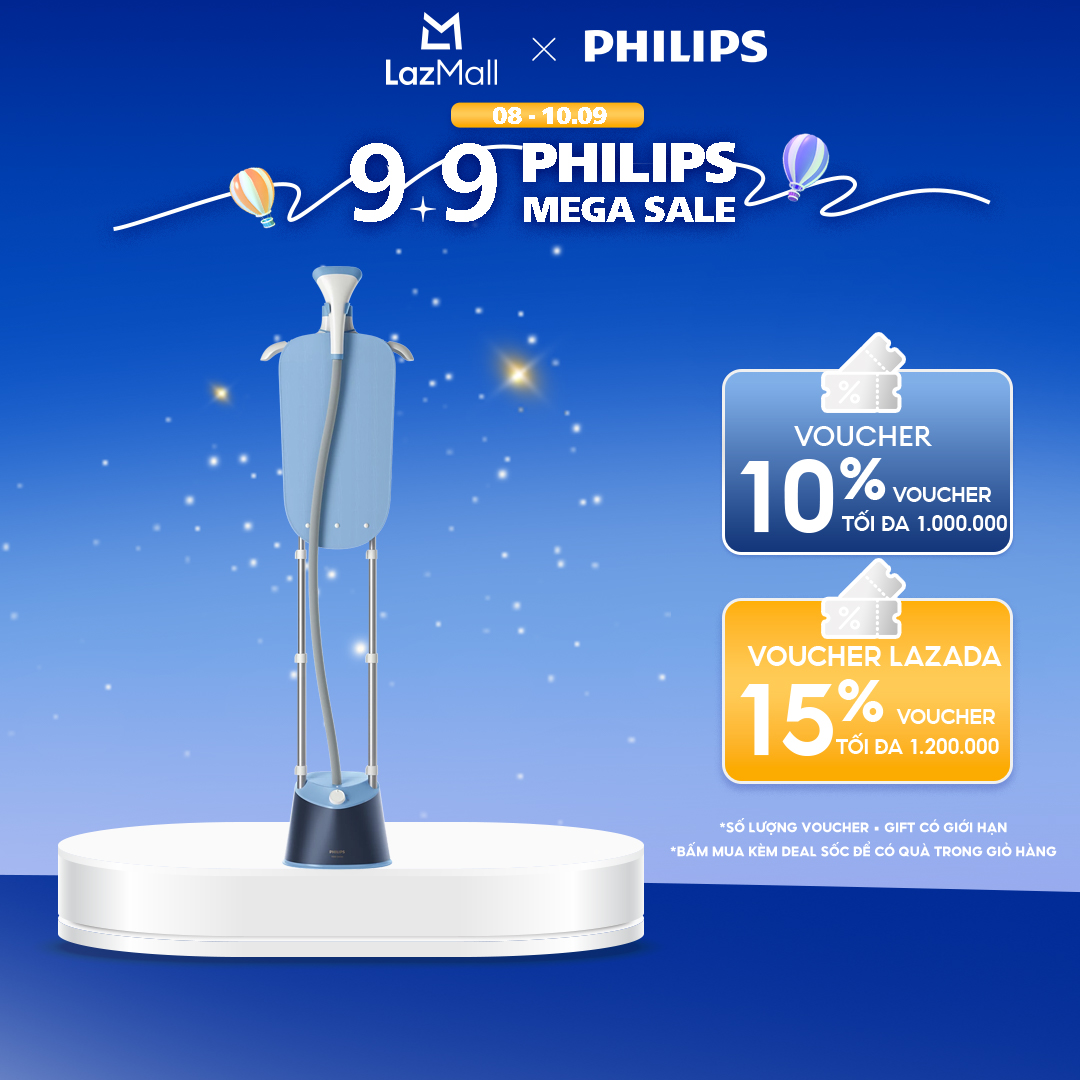 [QUÀ TẶNG HẤP DẪN - SLCH] Bàn Ủi Đứng Hơi Nước Philips STE1030/20 - Hàng Phân Phối Chính Hãng