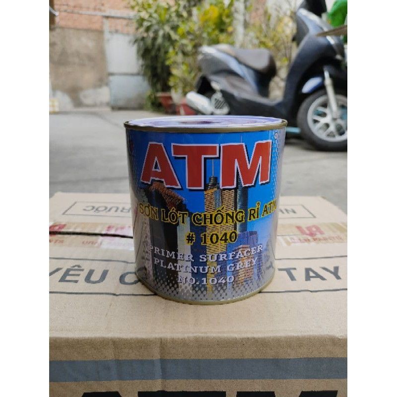 Sơn lót chống rỉ chống sét màu xám ATM 0.5Kg