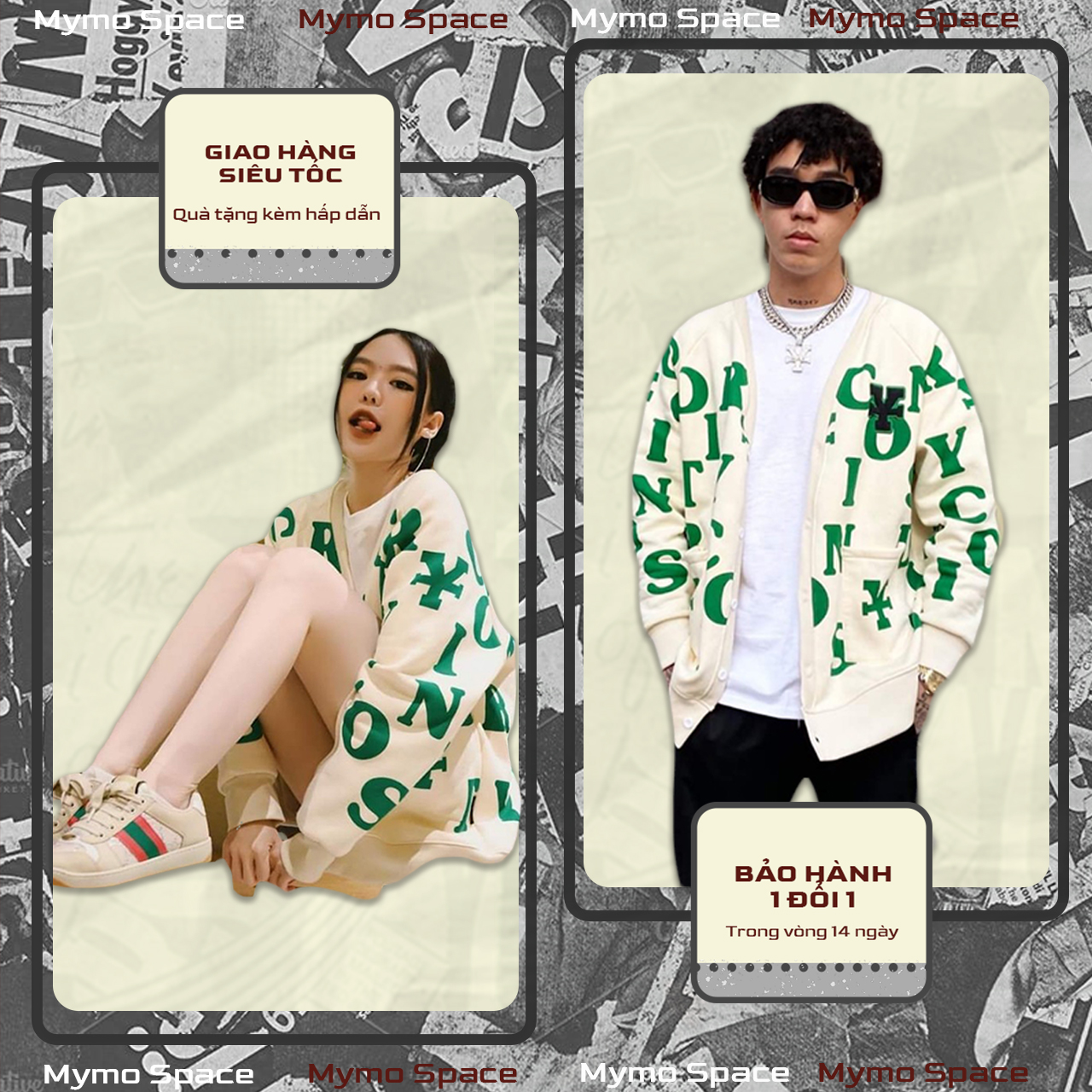 [FULLTAG CHÍNH HÃNG] Áo Khoác Cardigan DIRTY COIN | VẢI NỈ DÀY DẶN | CHUẨN CAO CẤP 1:1 LOCAL BRAND