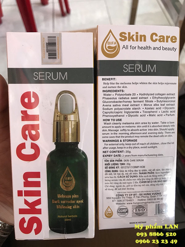 [HCM]BIFA Skin Care serum trị nám tàn nhang 20ml