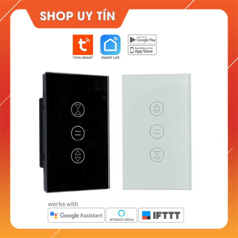Công tắc cửa cuốn thông minh wifi tuya, điều khiển cửa cuốn wifi từ xa qua app tuya, ra lệnh giọng nói, bản mới 2023