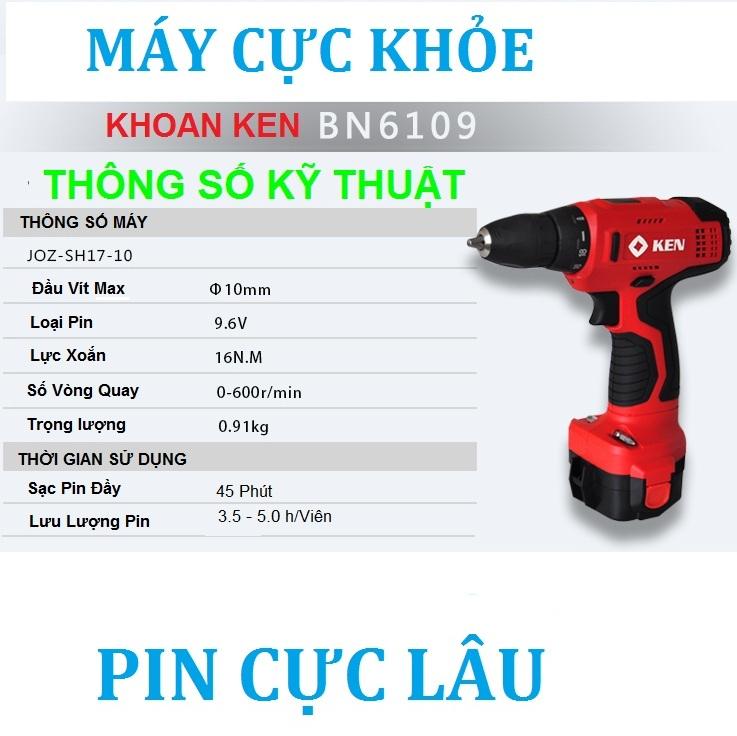 Máy khoan pin KEN - máy 1 pin