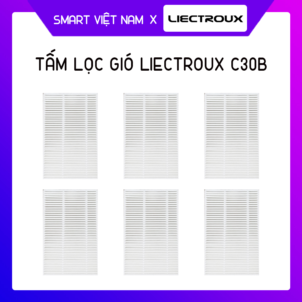 Tấm lọc HEPA - Phụ kiện Robot hút bụi lau nhà Liectroux C30B - Hàng chính hãng