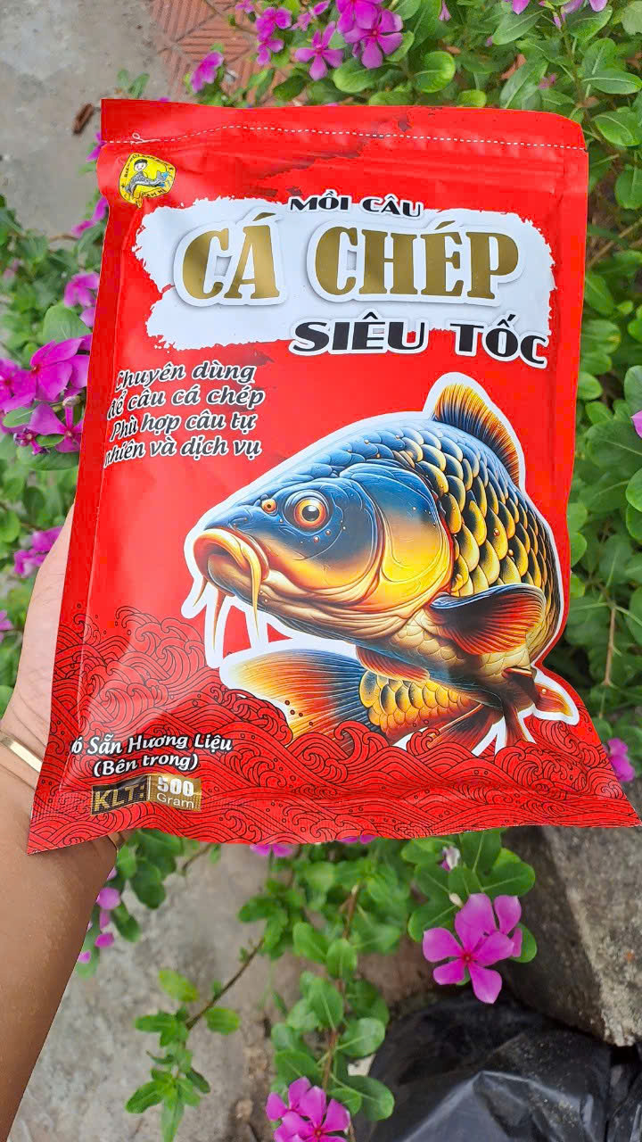 Mồi Câu Cá Chép Siêu Tốc (500Gram) - Chuyên Cá Chép Mới