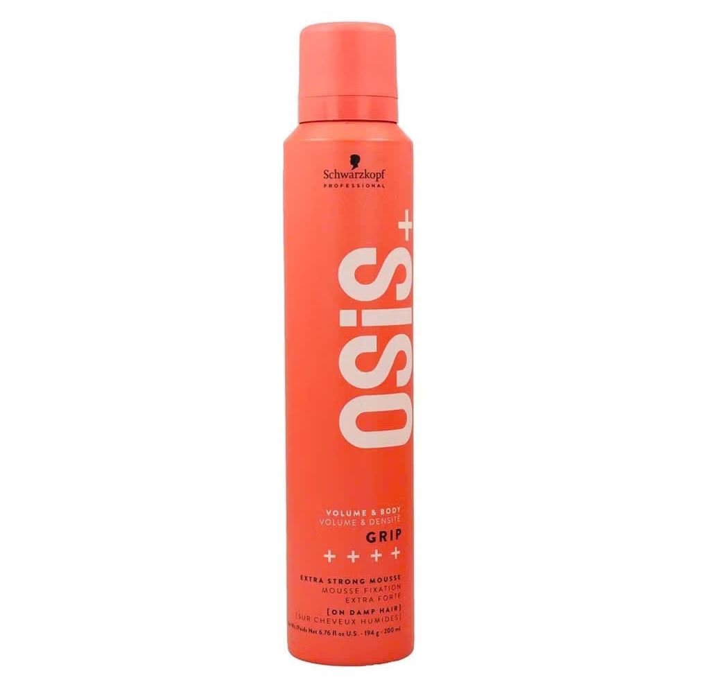 Super Hard Hair Volumizing Mousse Schwarzkopf Osis+ 4 Grip 200ml New