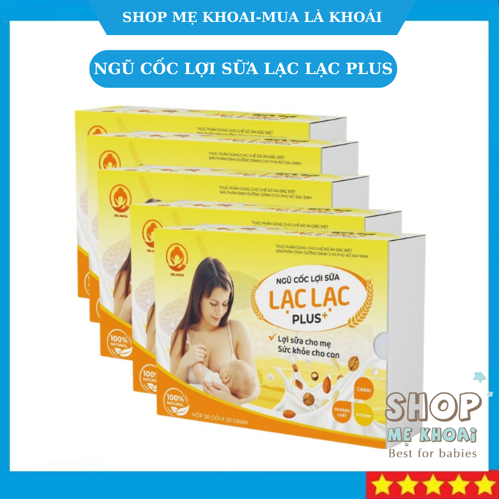 Ngũ cốc lợi sữa đặc biệt Lạc Lạc Plus Dr.Maya 600g giúp mẹ sữa nhiều hơn, thơm hơn, bé tăng cân tốt-Shop Mẹ Khoai