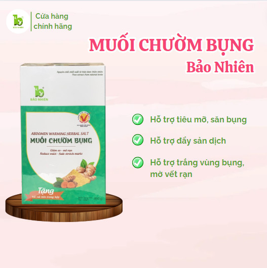 Muối Chườm Bụng Giảm Mỡ
