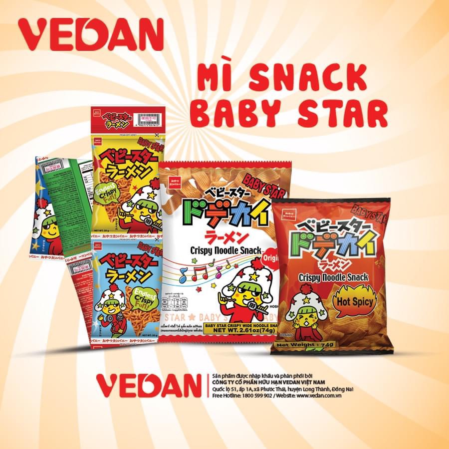 Mì snack baby star nhập khẩu