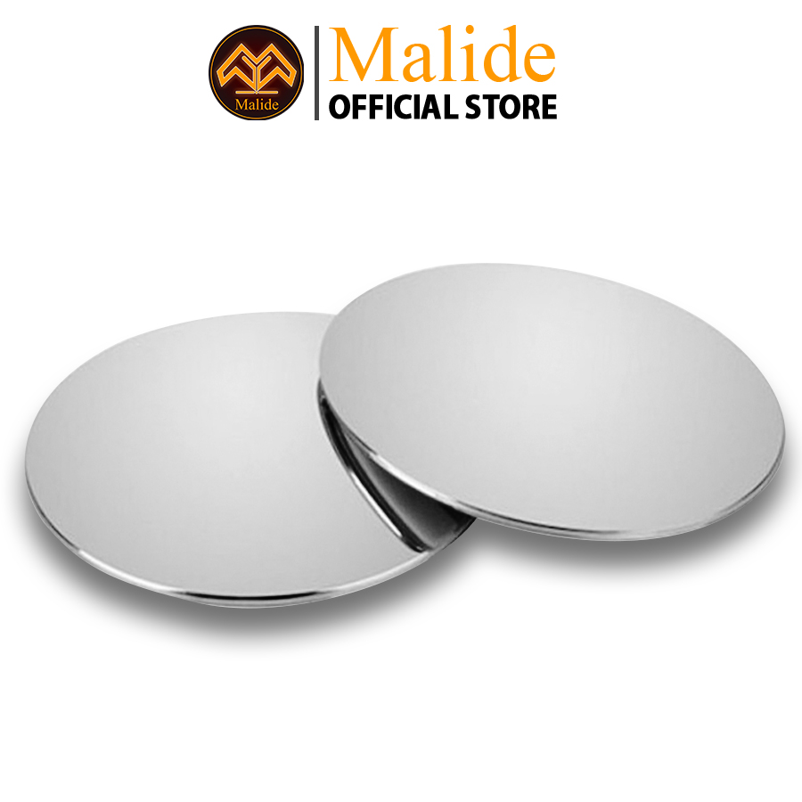 Bộ 2 Gương cầu lồi Malide tràn viền xoay 360 độ tránh điểm mù cao cấp cho xe hơi - Vật liệu kính pha lê tráng gương cao cấp bền bỉ với thời tiết - Đảm bảo an toàn khi lái xe