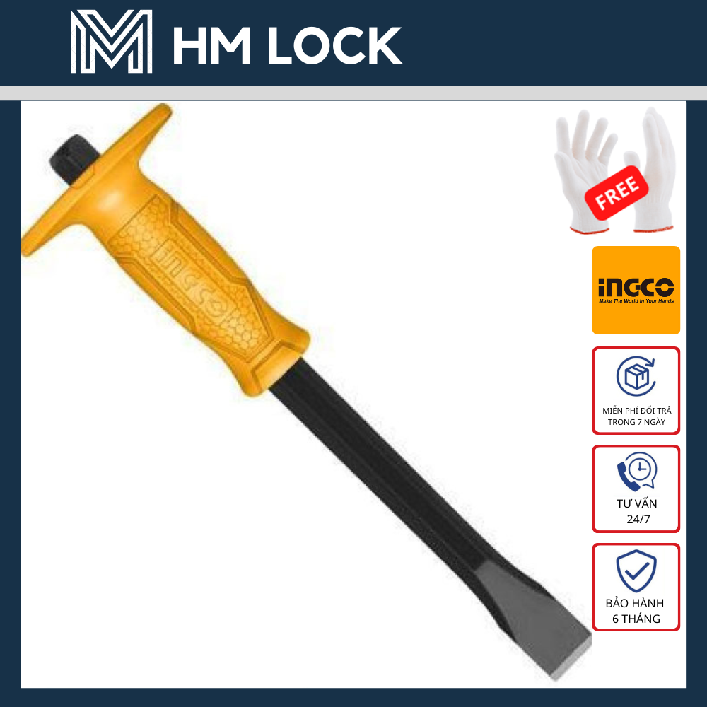 Đục sắt dẹp 19, 24mm ingco - hàng chữ hãng - hccl082210 - hccl082412