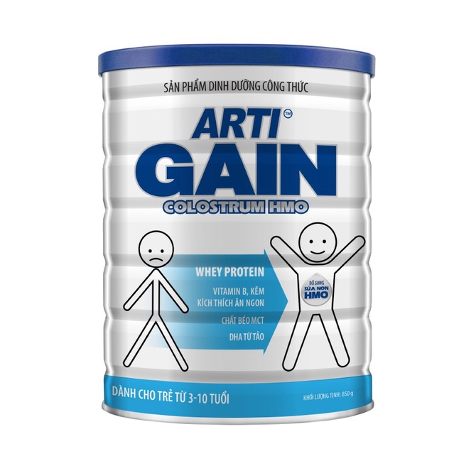 Sữa bột arti gain colostrum 3-10 tuổi 900gr
