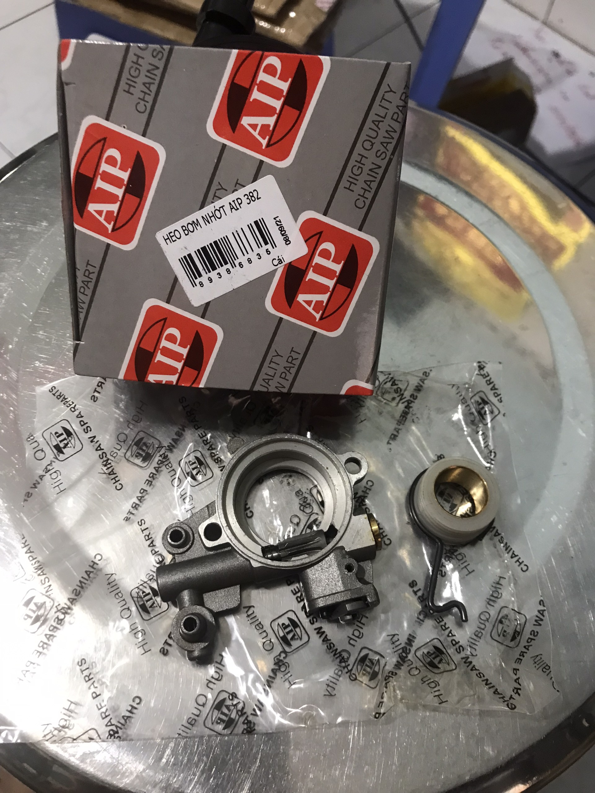    Hàng AIP Ấn Độ  Bộ heo bơm nhớt máy cưa xích STIHL MS382 