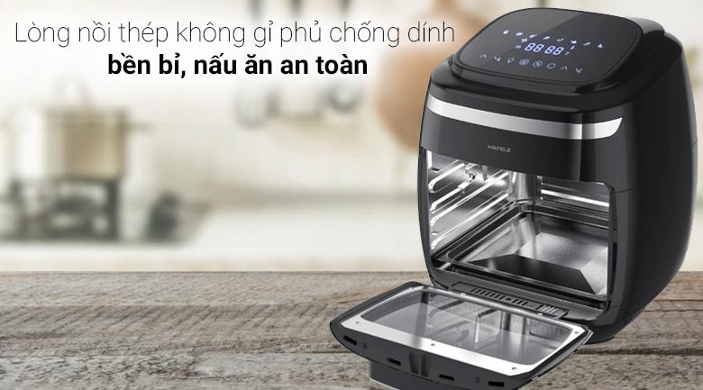 Nồi chiên không dầu Hafele AF-602A 11 Lít 535.43.711 Hàng chính hãng Nồi chiên không dầu Hafele AF-602A 11 Lít 535.43.711 Hàng chính hãng