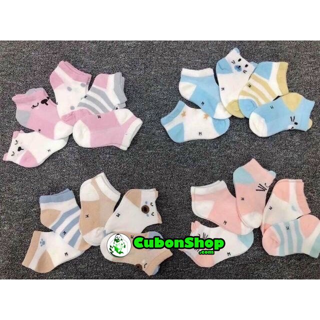 Set 5 đôi tất lưới kids socks loại đẹp