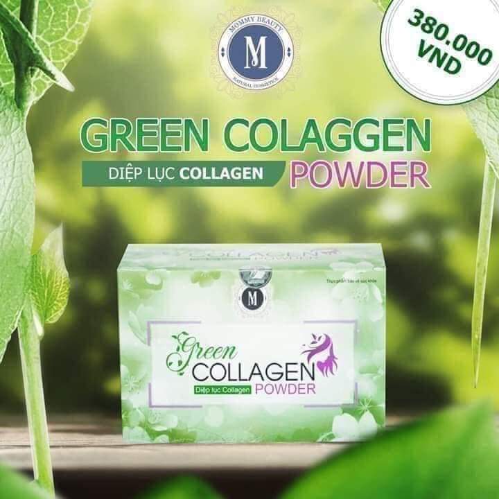 DIỆP LỤC COLLAGEN POWDER (Hộp 30 Gói) - Trẻ hóa làn da, giảm thâm nám tàn nhang, giảm mụn, cân bằng nội tiết