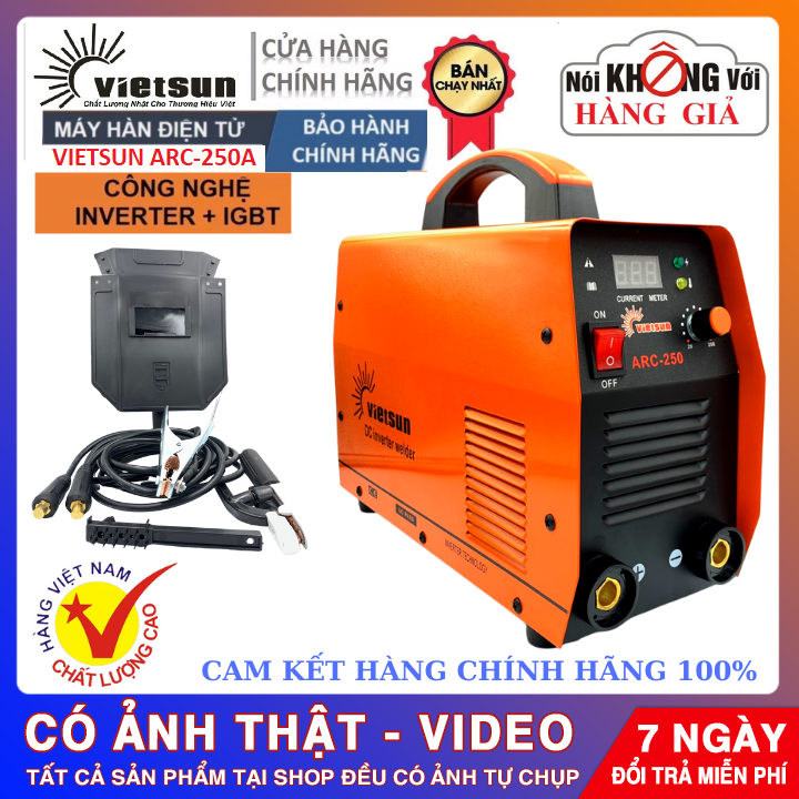 máy hàn điện tử vietsun ARC250A , máy hàn tốt, vietsun, máy hàn rẻ, máy hàn mini, máy hàn tốt, máy hàn que