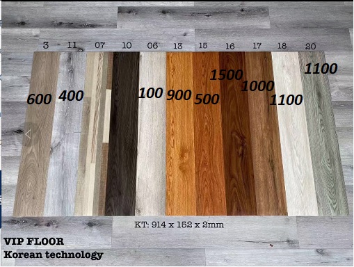 combo 10 mét sàn nhựa giả gỗ