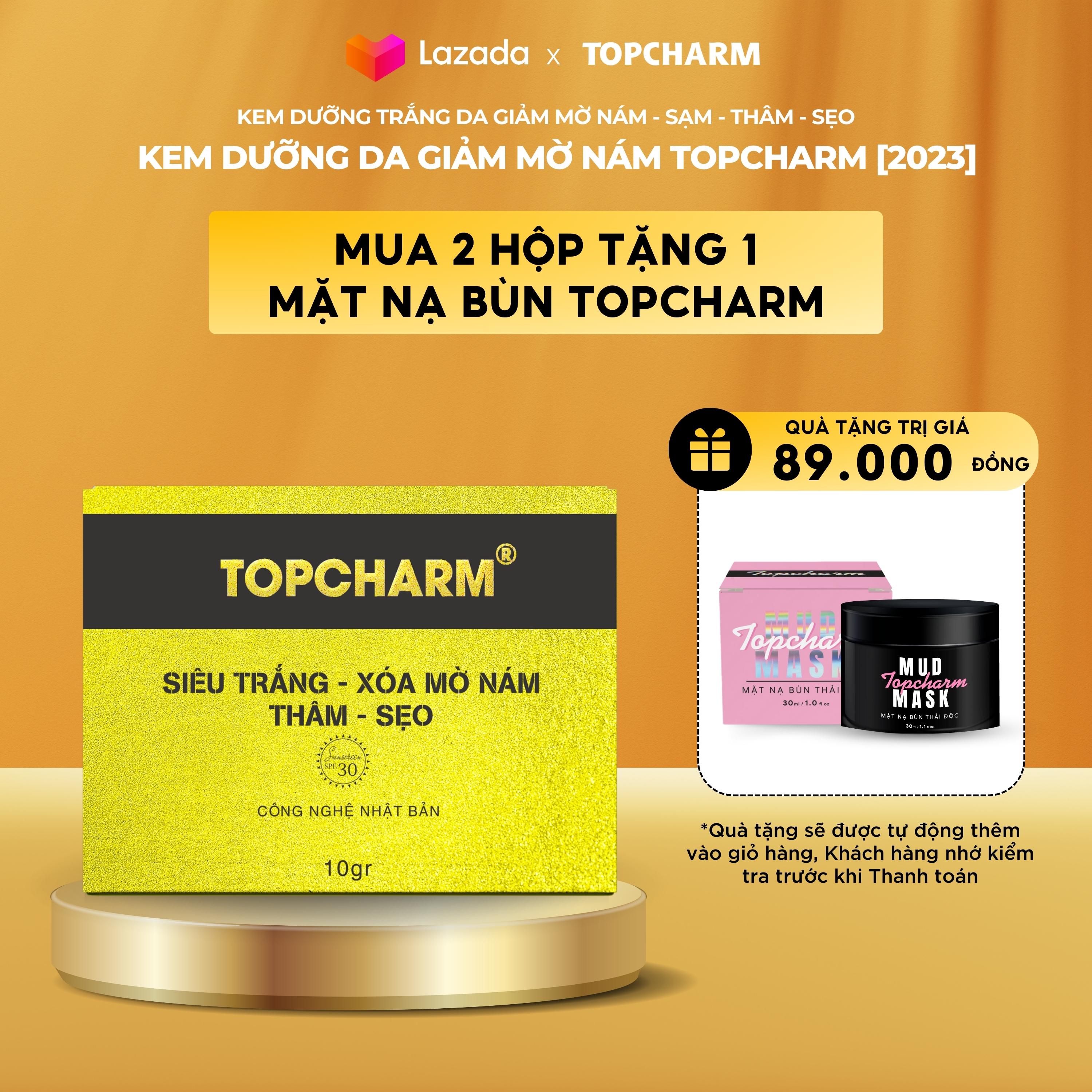 Kem xóa mờ nám sạm tàn nhang, dưỡng da trắng hồng mịn màng CHARM 10gr