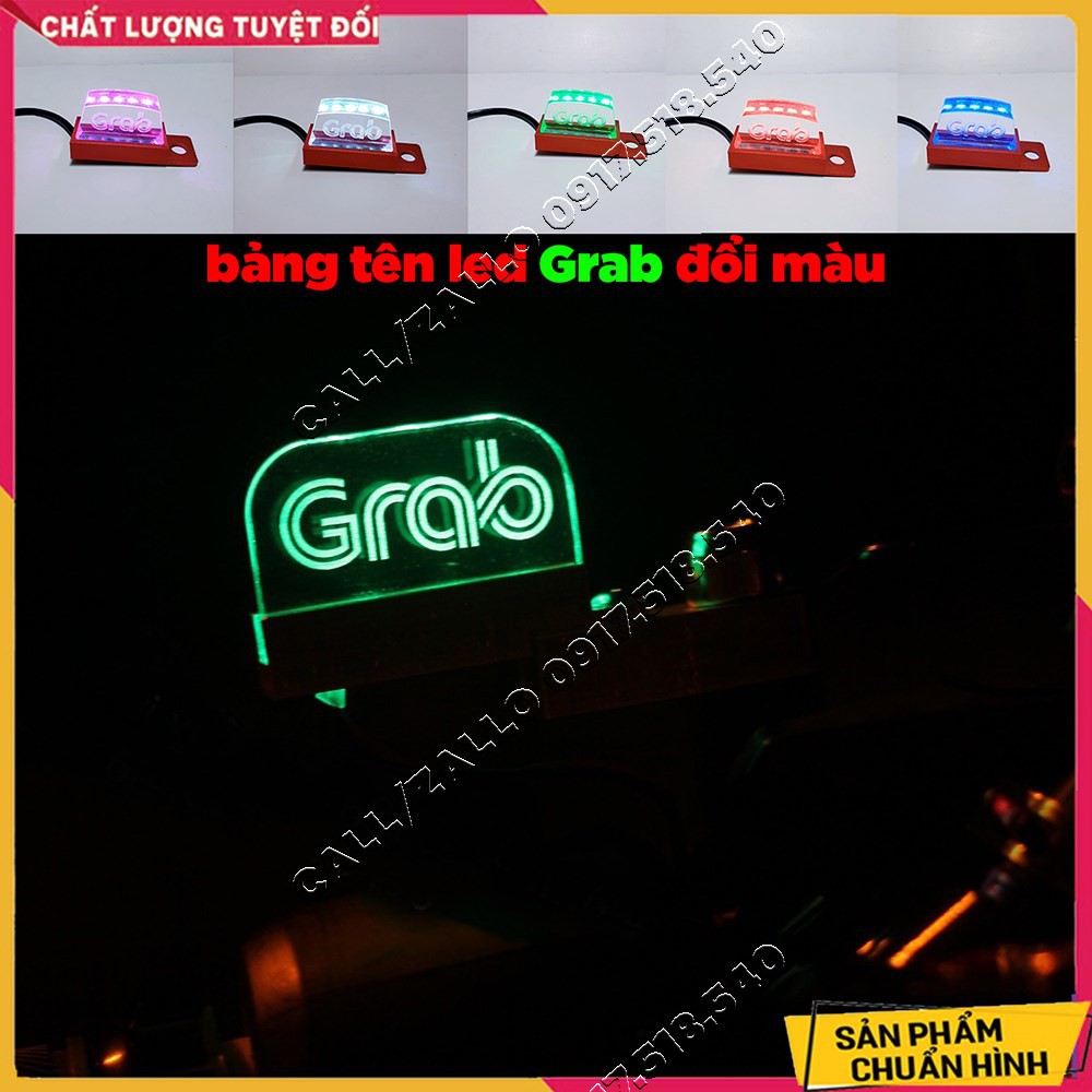 Bảng LED gắn chân gương xe máy