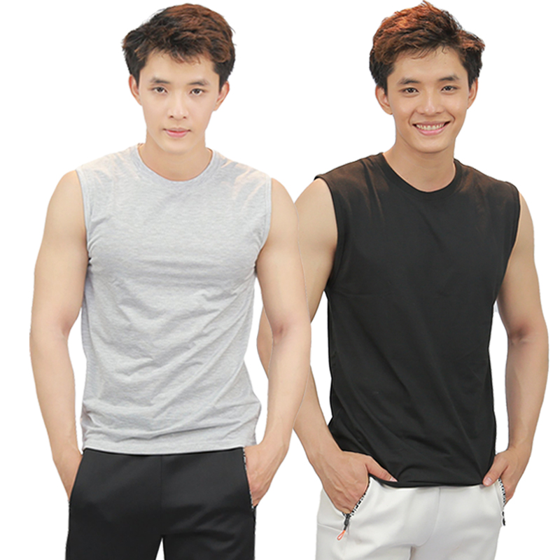 [HCM]Bộ 2 áo thun ba lỗ nam Taki Taki thun cotton thoáng mát phù hợp tập gym thể thao mặc nhà