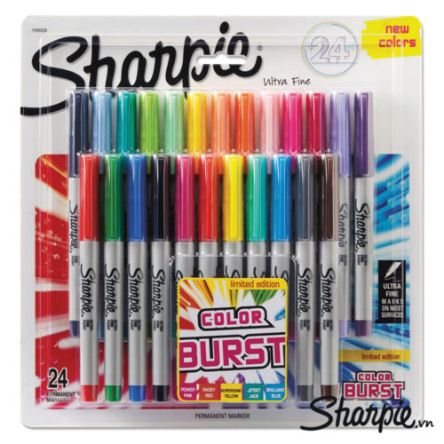 Bút lông kim Sharpie Ultra Fine combo 8/24 màu