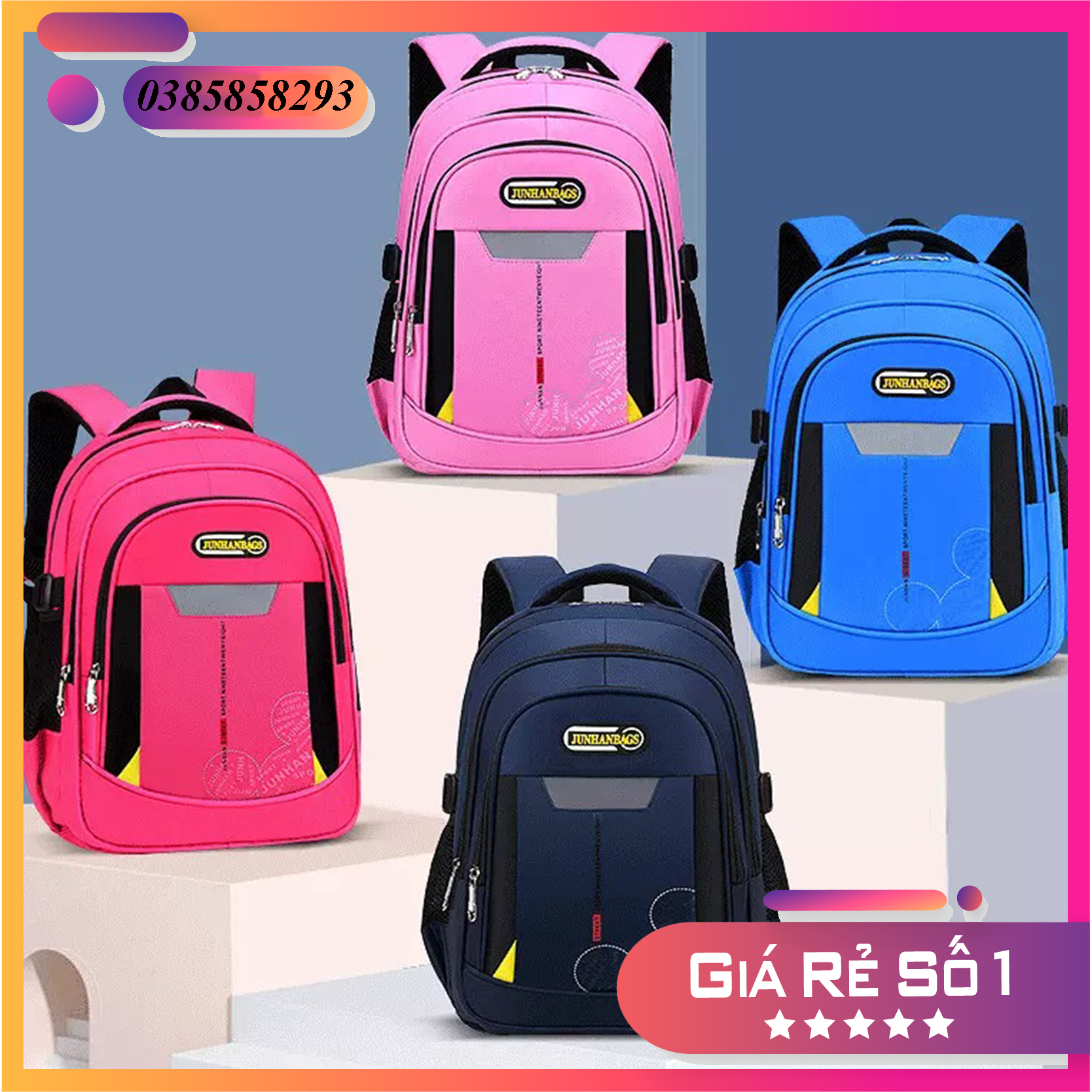 [SIZE 42- LỚP 3-9] balo đi học cho bé trai và bé gái tiểu học, cặp sách học sinh cấp 1, cấp nhiều ngăn đựng sách vở khoa học tiện dụng