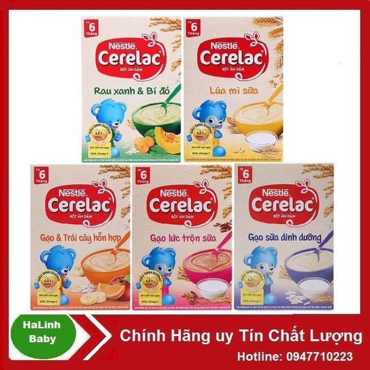Bột ăn dặm Nestle CERELAC ( MẪU MỚI ) 200g Đủ Vị