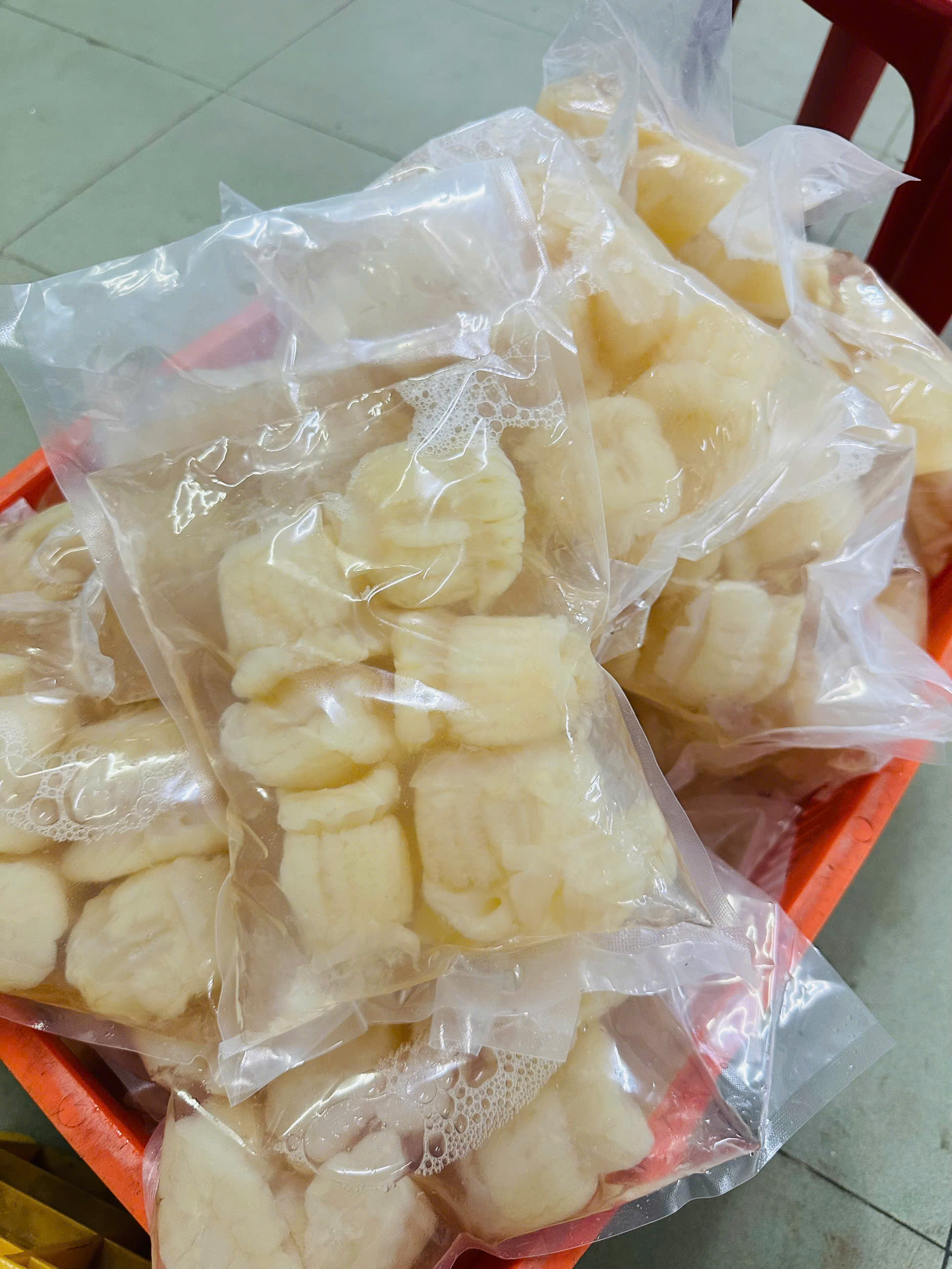 Sứa Đạn Thái Lan Nhập Khẩu Tươi - bịch 500g đã nhã mặn 18-22 cục (giao 2h hoả tốc)