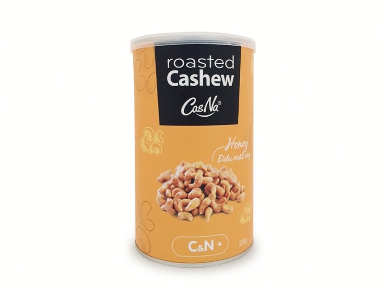 Hạt điều CasNa - thương hiệu quốc gia vị mật ong lon 200g