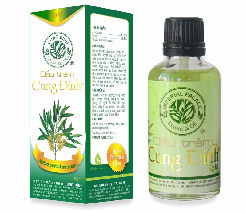 Dầu tràm cung đinh Gold 50ml